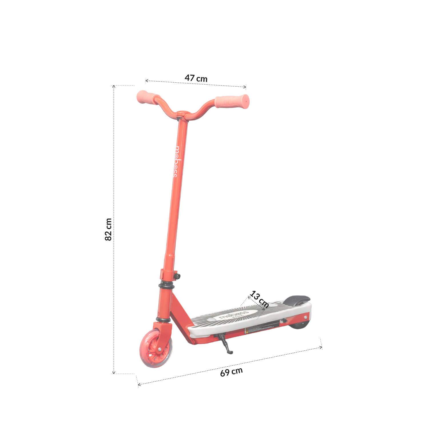Foto 9 pulgar | Scooter Eléctrico Infantil Moboss Patín Mb8 Rojo