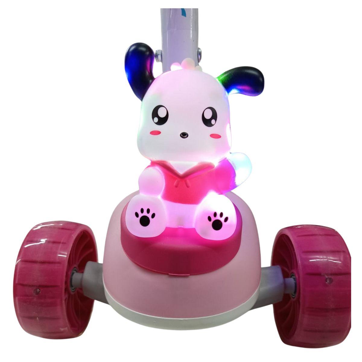 Foto 5 pulgar | Scooter Para Niño De Perrito C/luz Musical Color Rosa