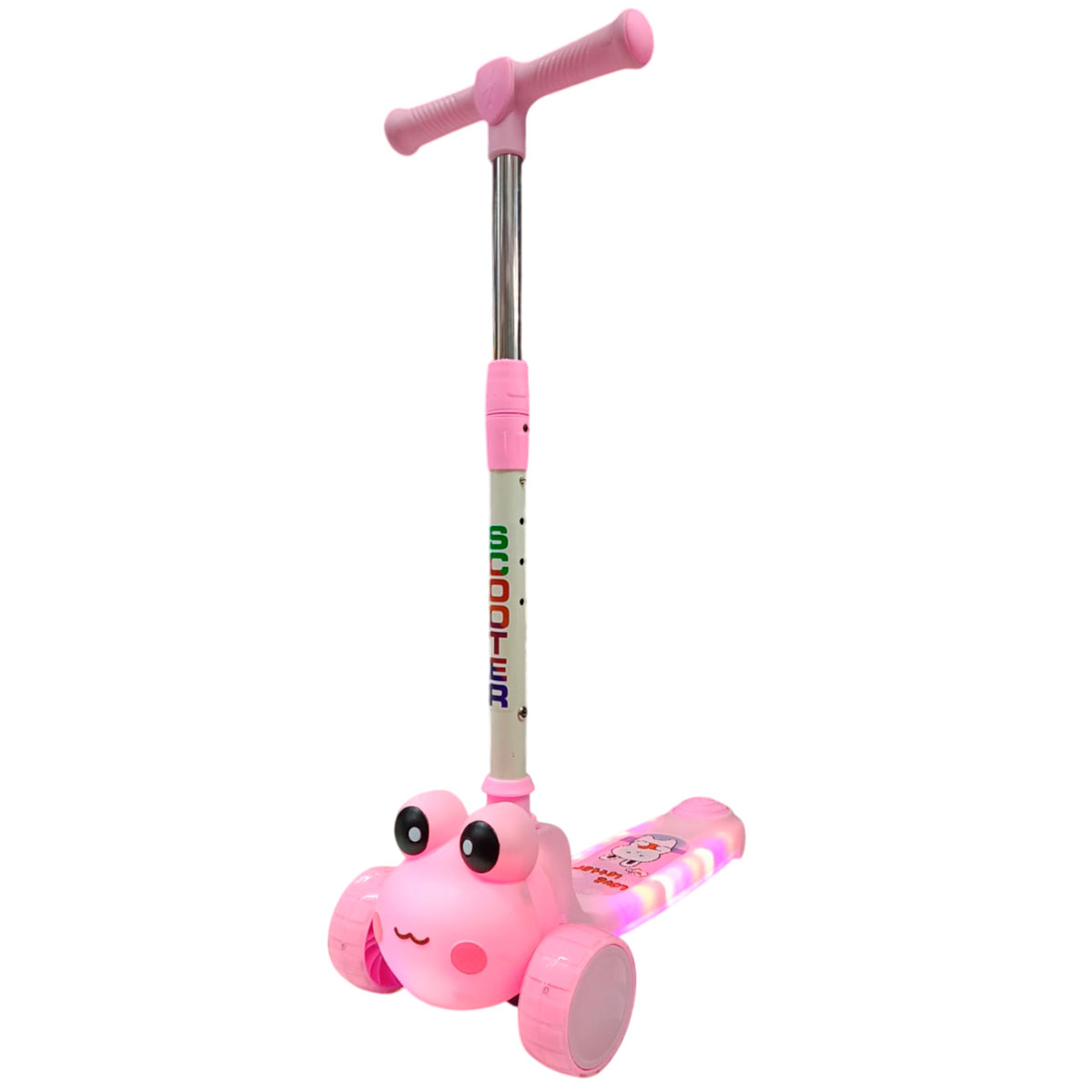 Foto 2 pulgar | Scooter Para Niña De Ranita C/luz Musical  Color Rosa