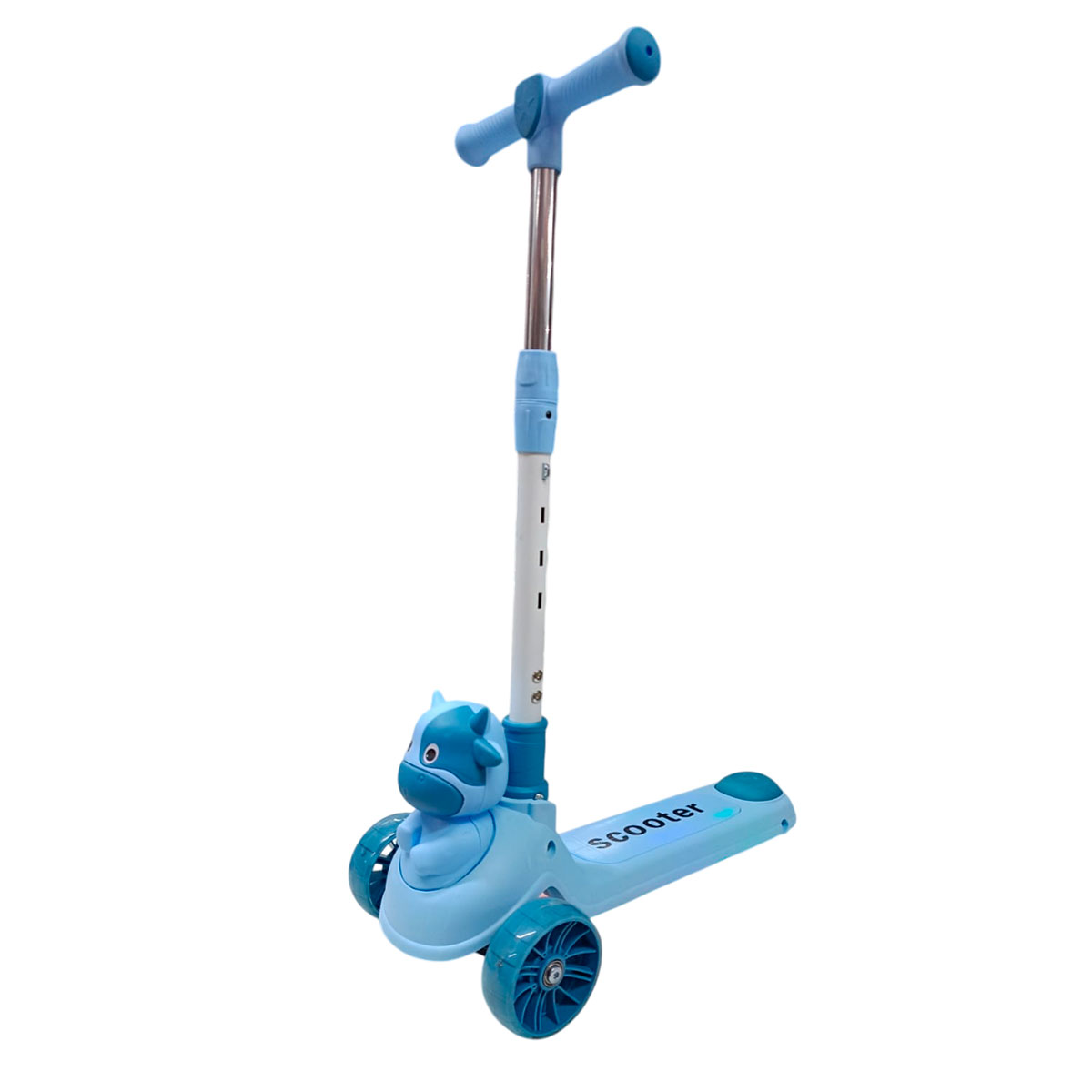 Foto 2 pulgar | Scooter Para Niño De Vaquita C/luz Y Musical Color Azul