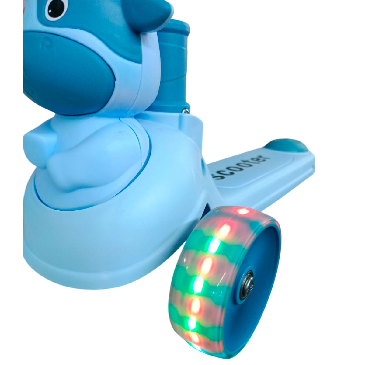 Foto 5 pulgar | Scooter Para Niño De Vaquita C/luz Y Musical Color Azul