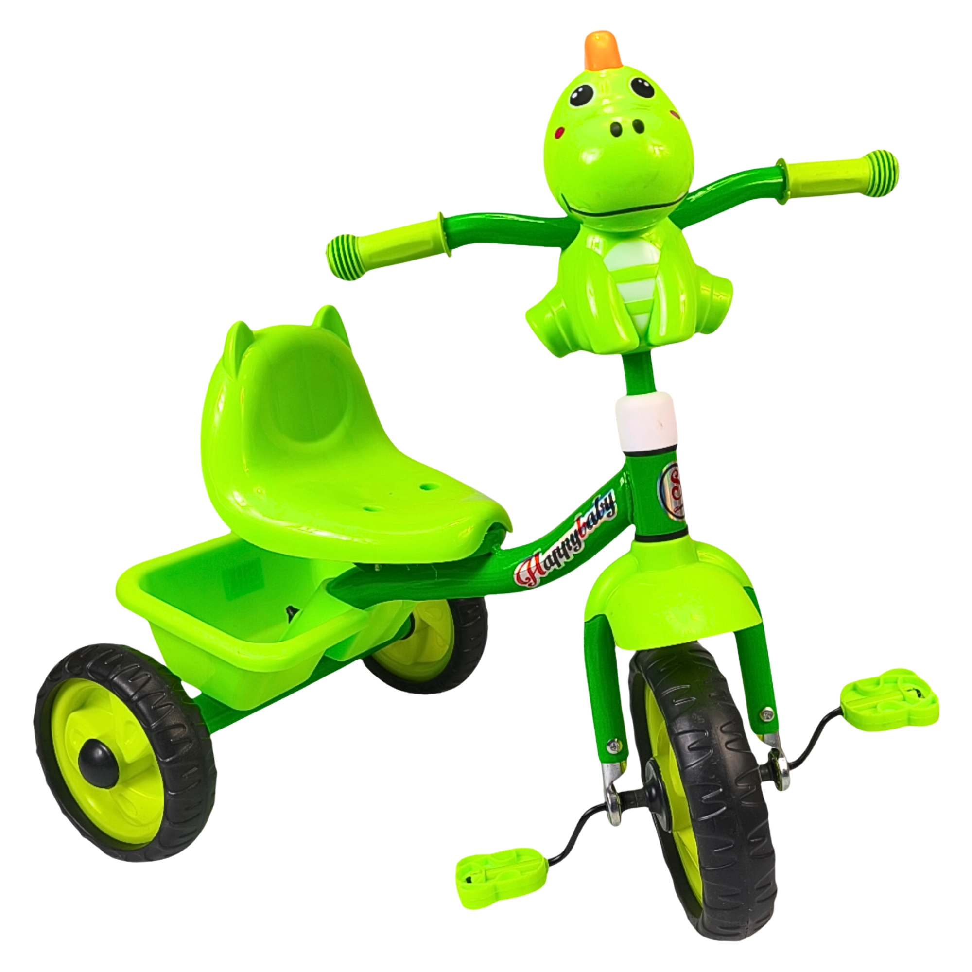 Foto 2 pulgar | Triciclo Infantil Dinosaurio Con Luces Y Sonidos 3 A 5 Años - Verde