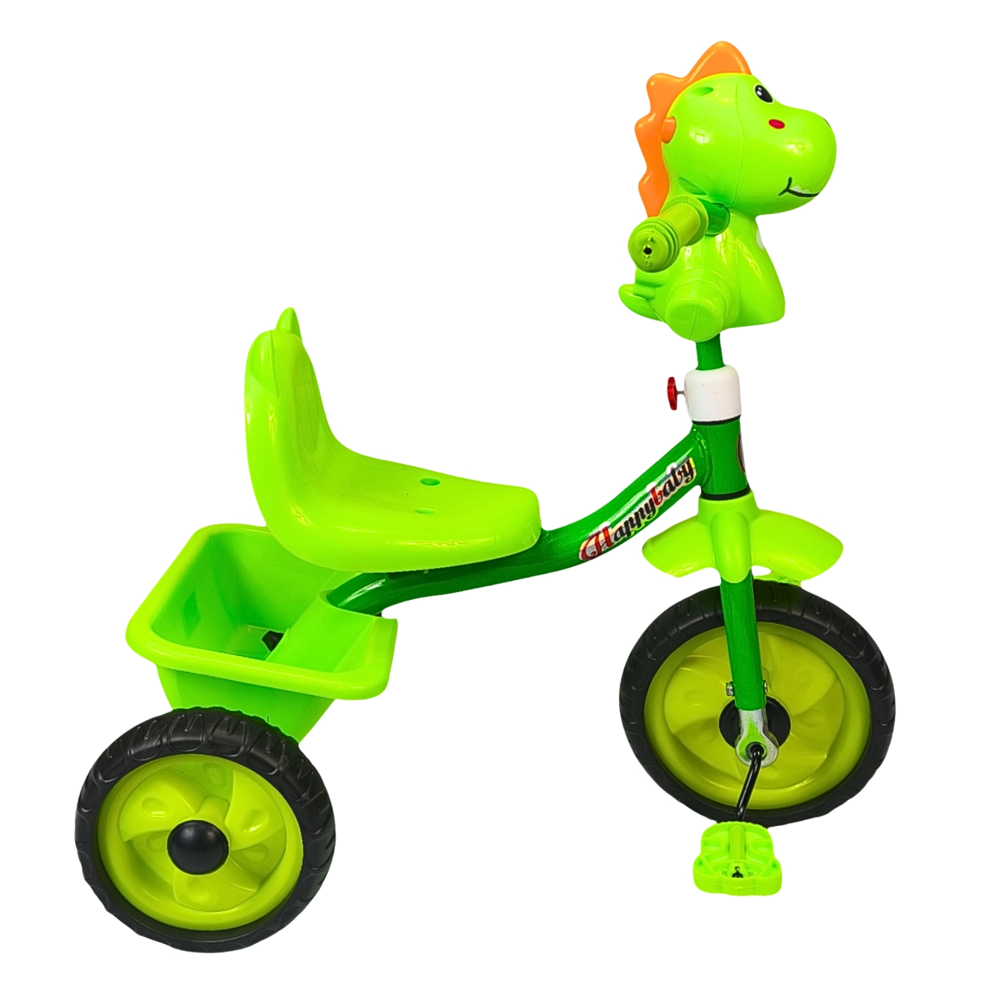 Foto 7 pulgar | Triciclo Infantil Dinosaurio Con Luces Y Sonidos 3 A 5 Años - Verde
