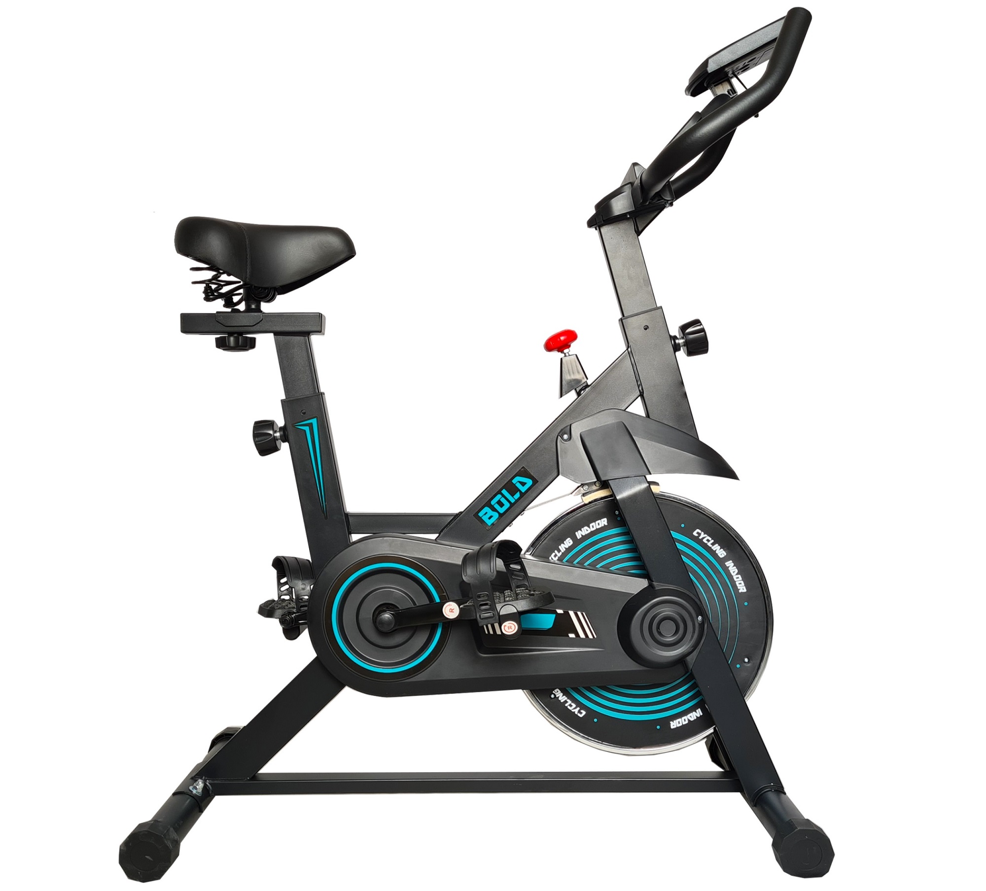 Bicicleta Jaguar BOLD color Negro para Ejercicio Estática Fitness 8 K Rueda Inercia