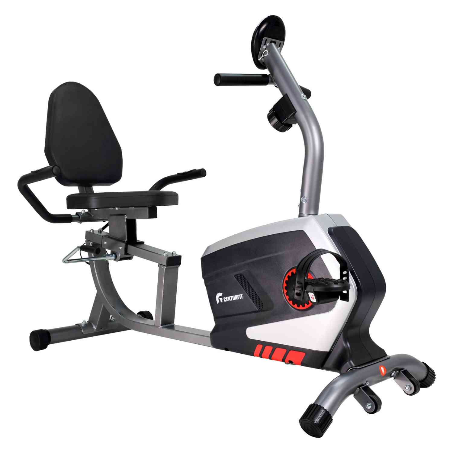 Bicicleta Fija Centurfit Magnética Horizontal Reclinada Con Monitor