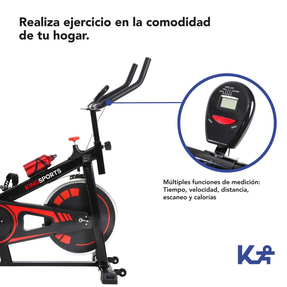 Foto 4 pulgar | Bicicleta Fija 8 Kg Spinning Cardio Fitness Kingsports