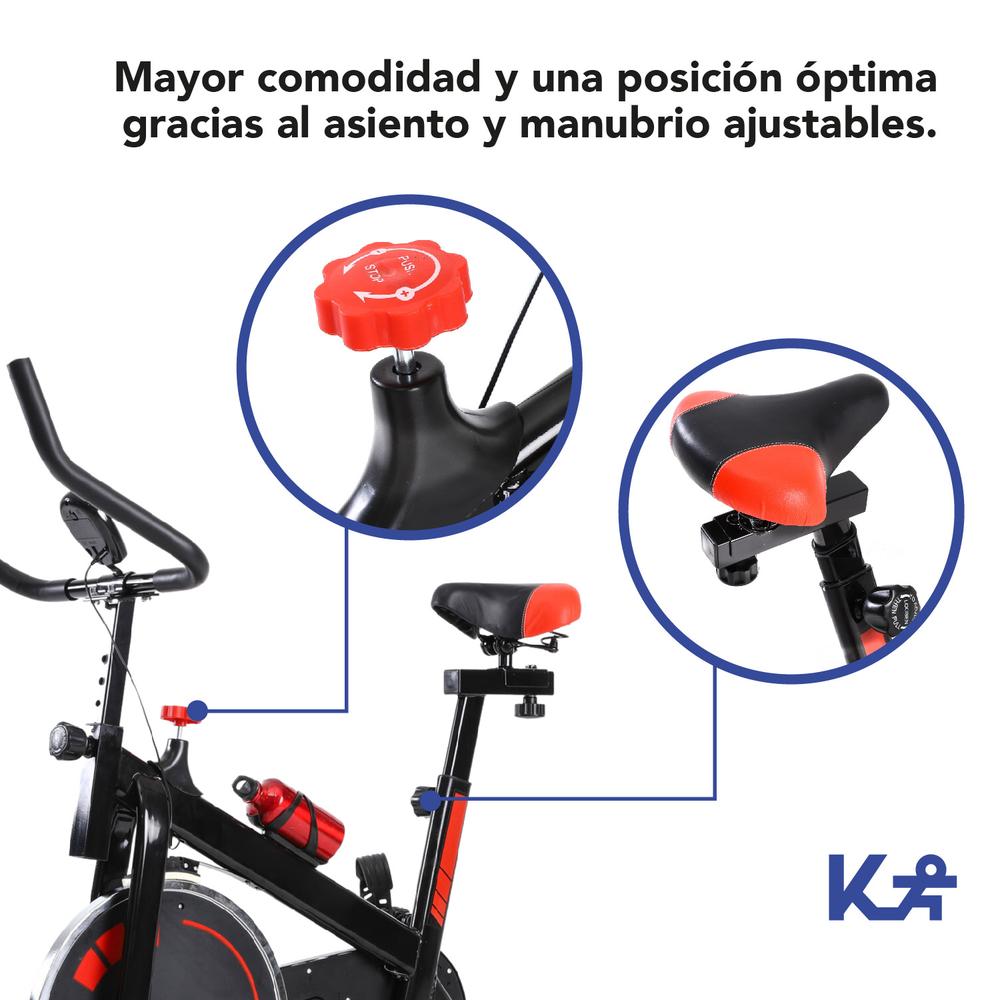 Foto 7 pulgar | Bicicleta Fija 8 Kg Spinning Cardio Fitness Kingsports