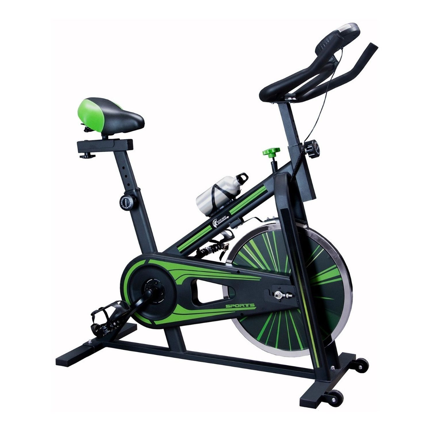 Foto 3 pulgar | Bicicleta Fija Centurfit Negro Spinning Profesional 10 KG Fitness Cardio Gym