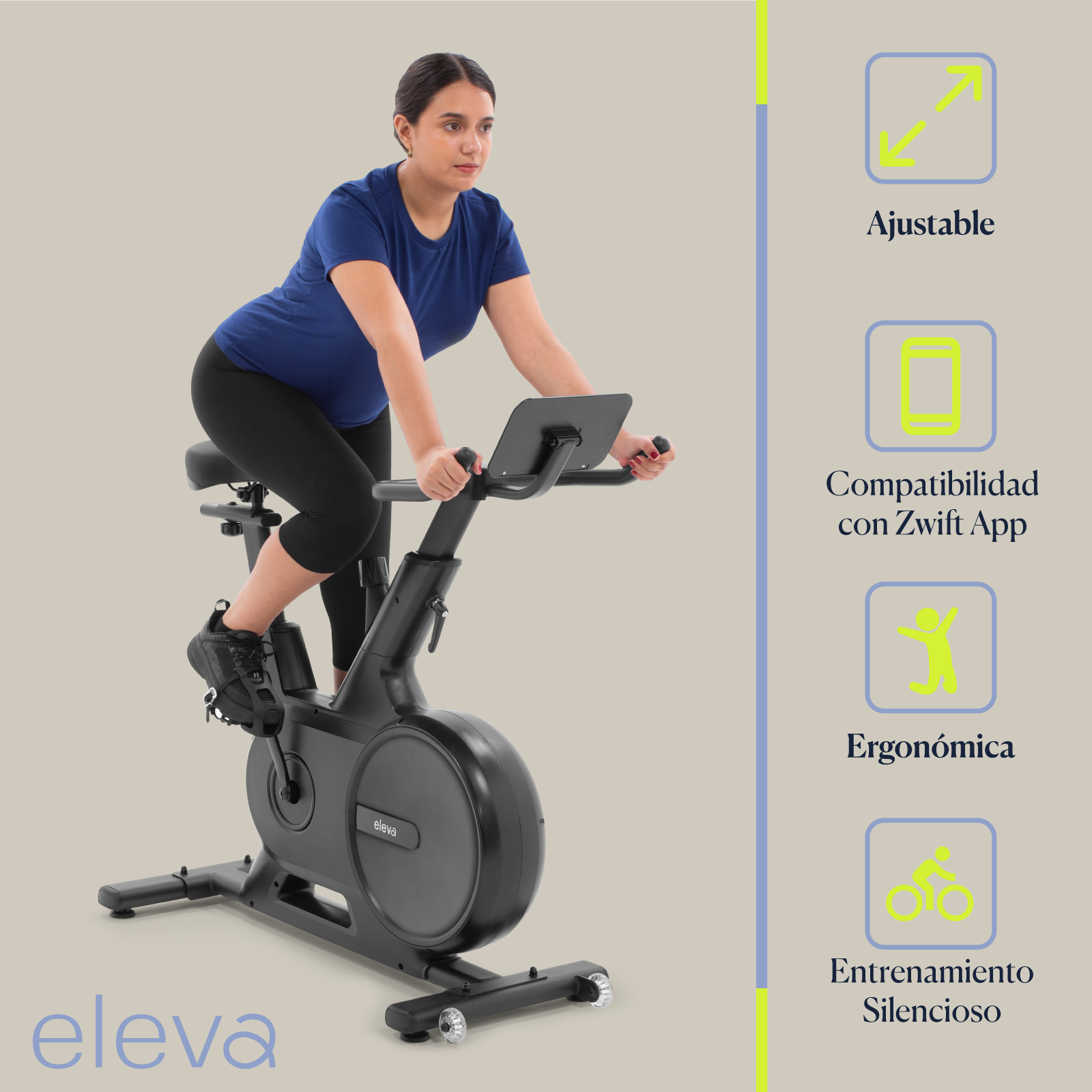 Foto 4 pulgar | Bicicleta Estática Eleven para Spinning