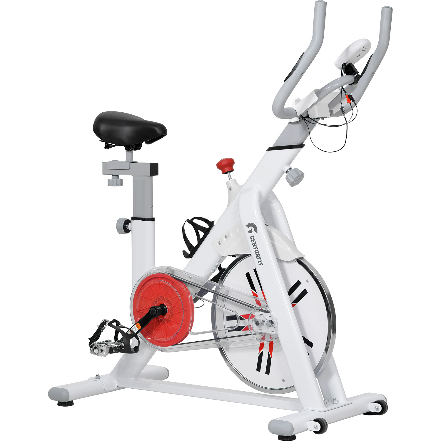 Foto 2 pulgar | Bicicleta Fija Centurfit Blanca Spinning 8 kg