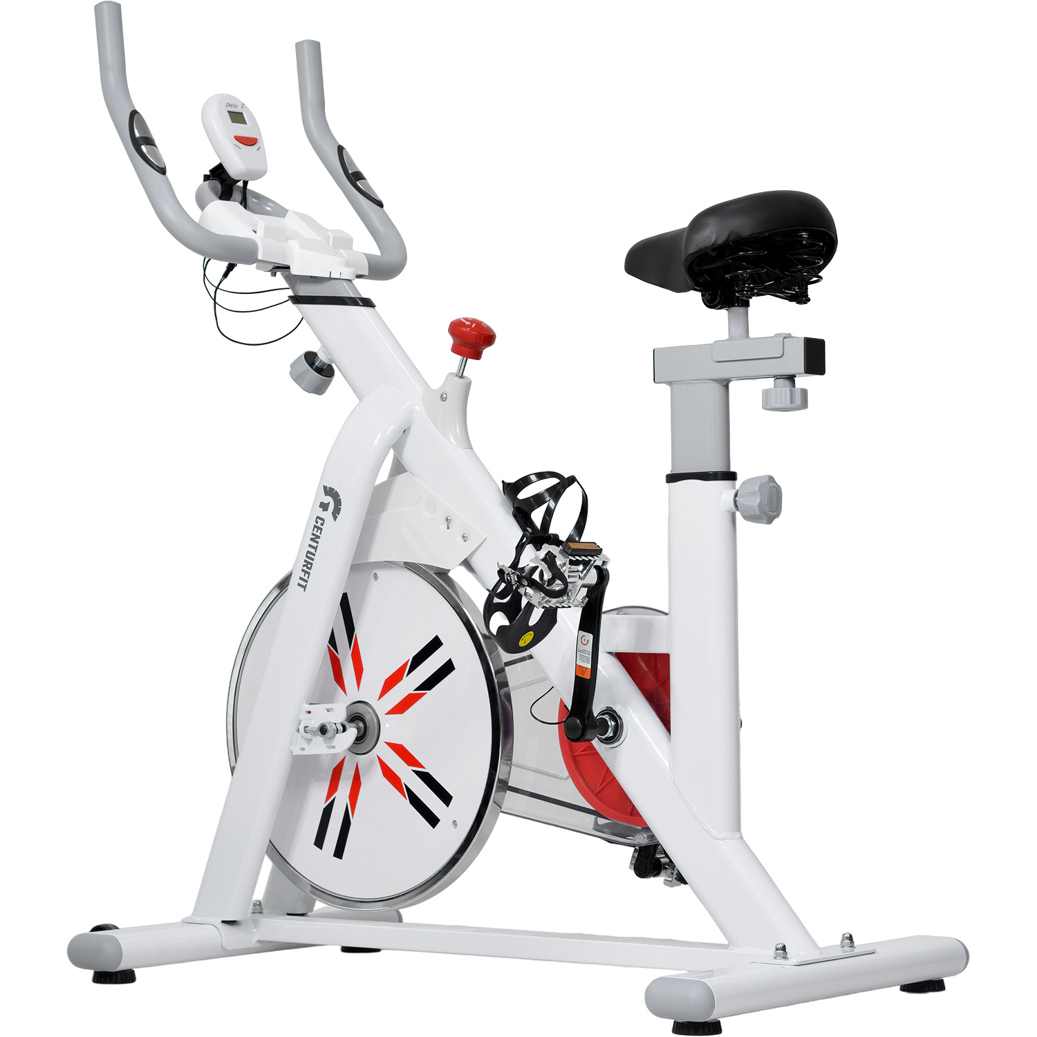 Foto 4 pulgar | Bicicleta Fija Centurfit Blanca Spinning 8 kg