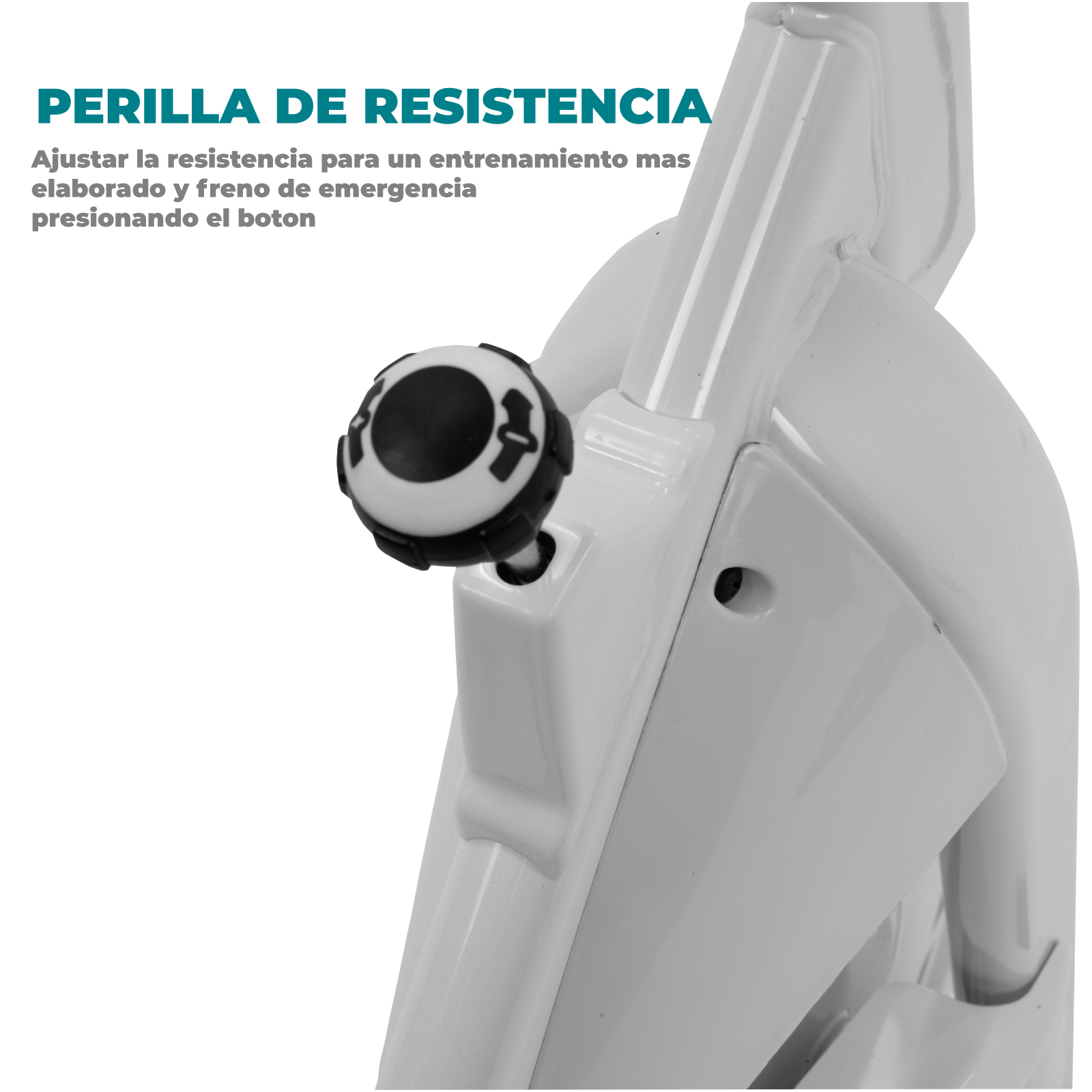 Foto 5 pulgar | Bicicleta Estática Altera Blanche Spinning C/ Asiento Y Manubrio Ajustable Capacidad 100 Kg Color Blanco