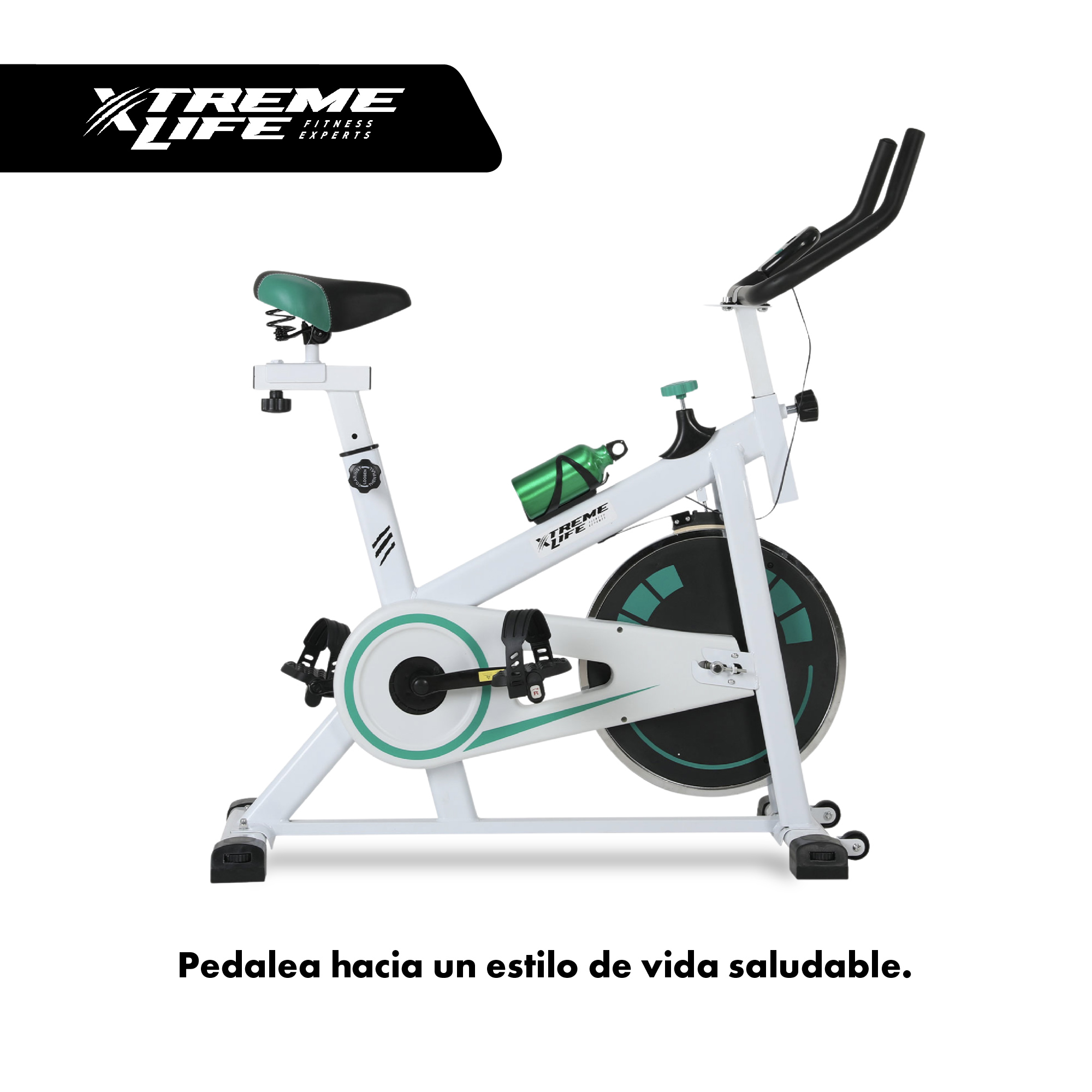 Foto 4 pulgar | Bicicleta Fija Spinning  Xtreme Life Blanca