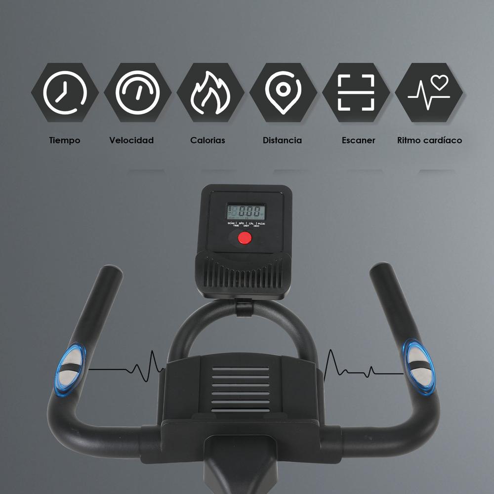 Foto 5 pulgar | Bicicleta Fija Para Spinning 15kg Estática Cardio Ejercicio