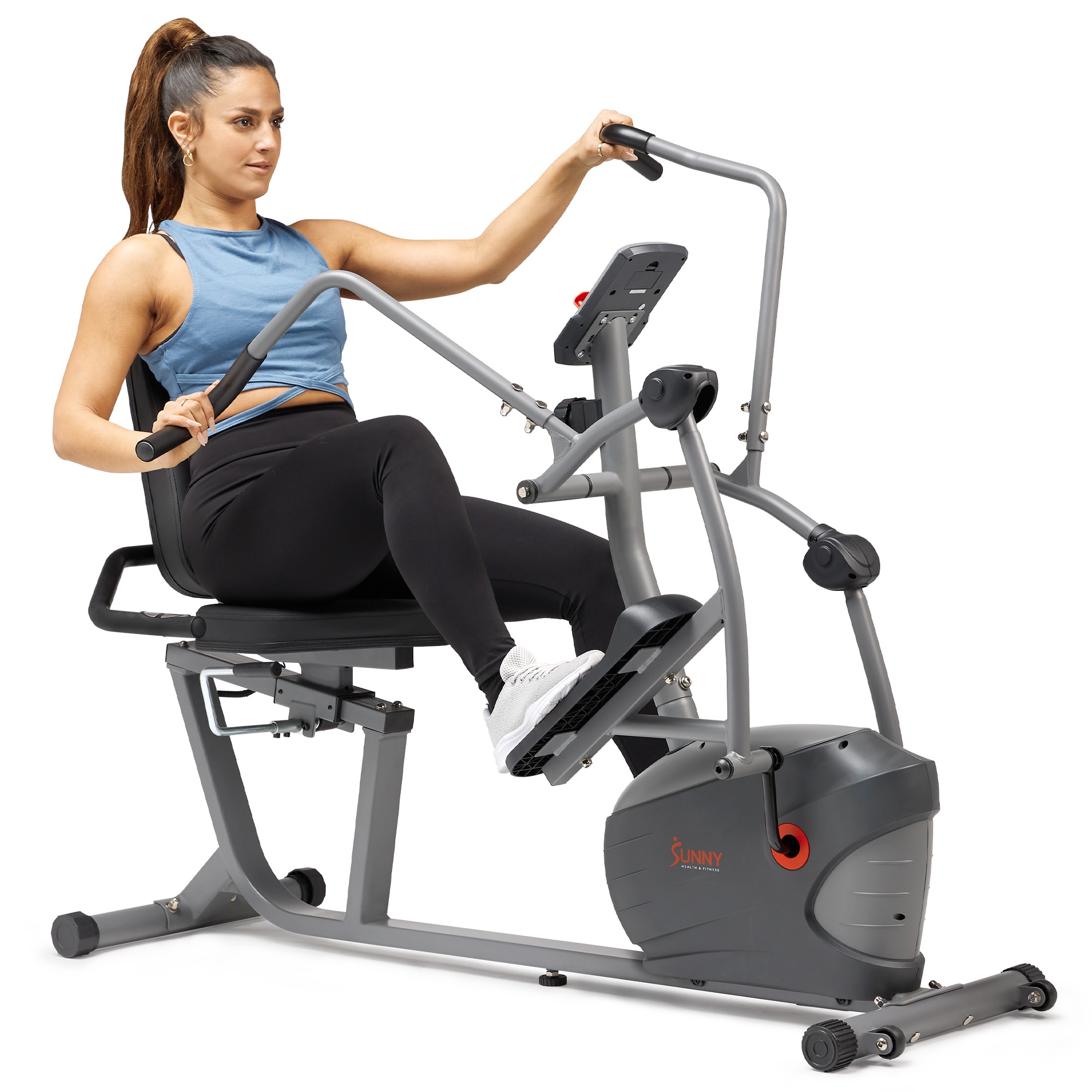 Bicicleta Recumbente Sunny Health & Fitness Con Brazos Moviles $12,799