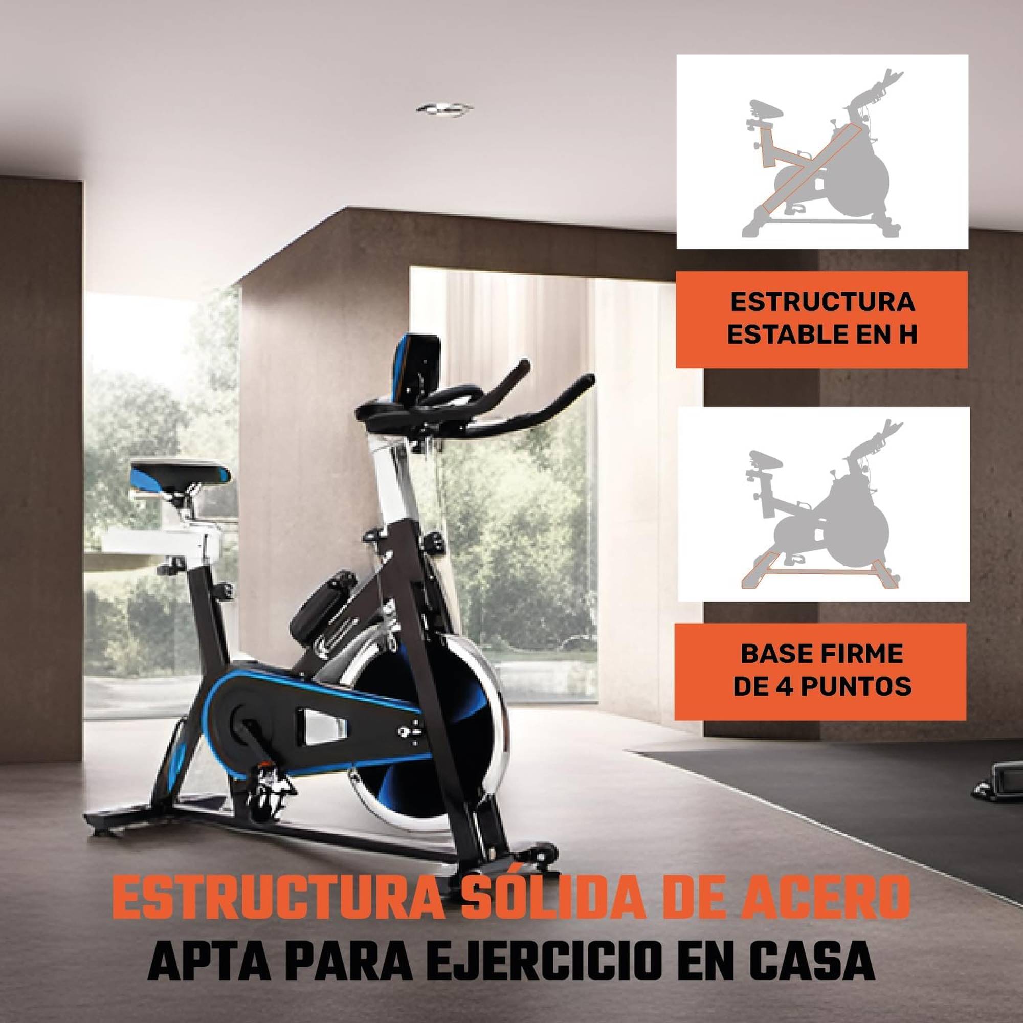 Foto 4 pulgar | Bicicleta Estatica Centurfit 18kg Profesional Uso Rudo Fija