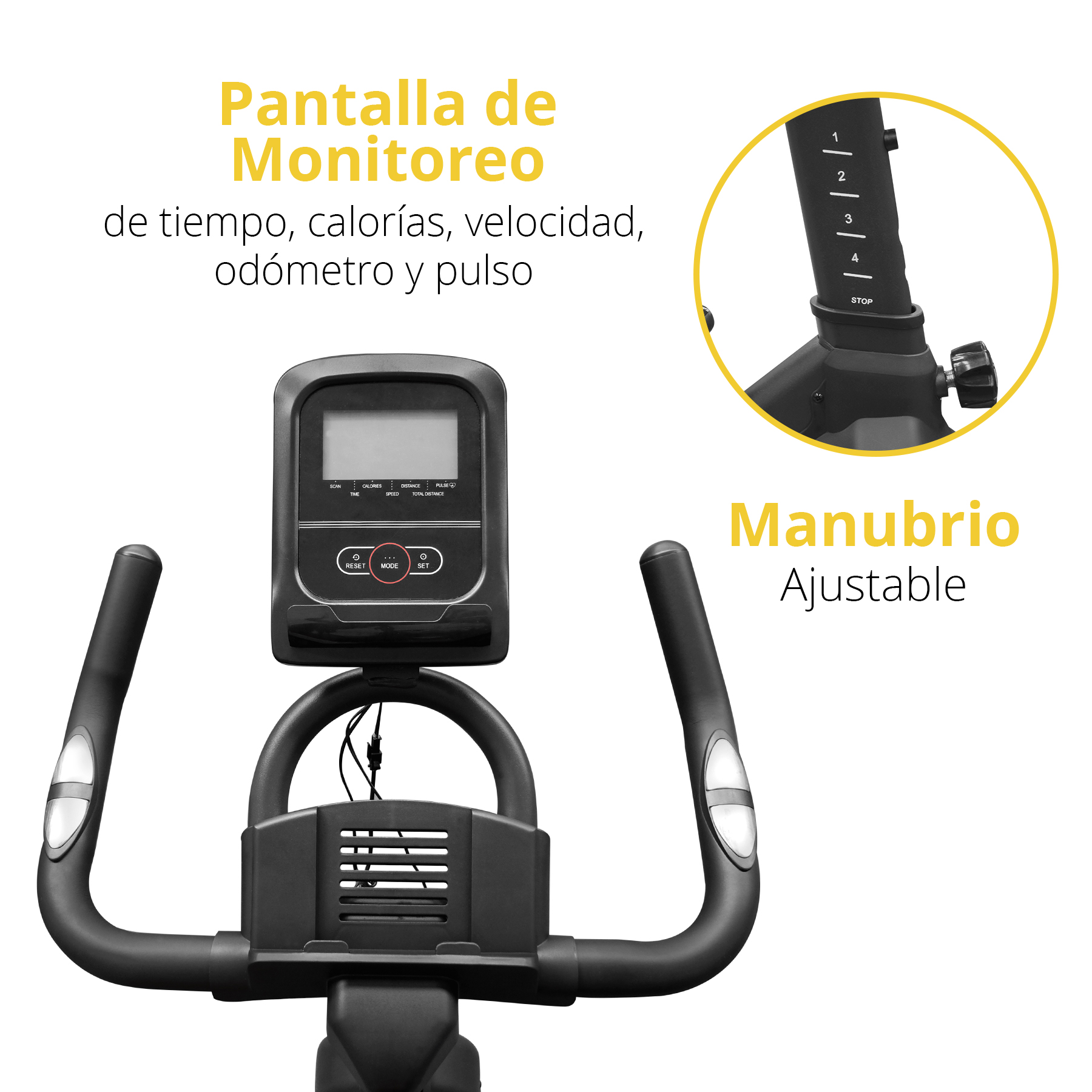 Foto 4 pulgar | Bicicleta Estática Tayga Color Negra