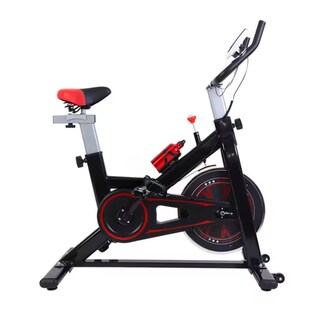 Foto 1 | Bicicleta Spinning Fija Estatica Disco 6 Kg Cardio Fitness Rojo