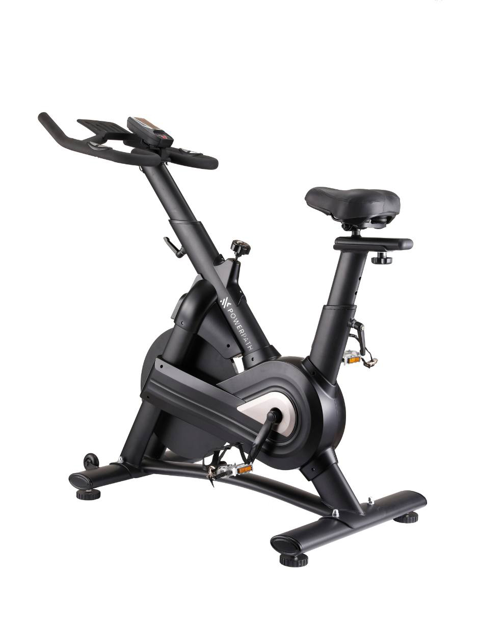 POWERPATH Bicicleta Spinning Mod. OYSZZ13 de alta gama para gimnasio en casa, color negro