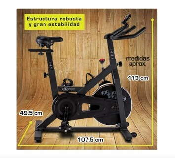 Foto 4 | Bicicleta Fija De Spinning Wmc-46014