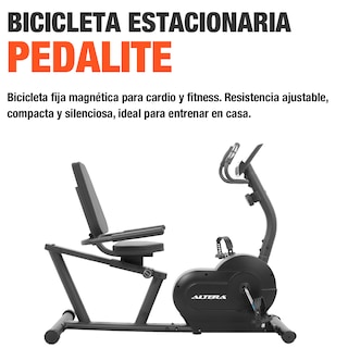 Foto 3 | Bicicleta Estacionaria Pedalite 8 Niveles Negra