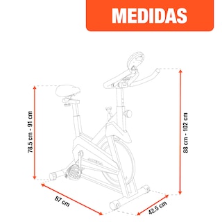 Foto 3 | Bicicleta Spinning Estatica Para Ejercicio Altera Indoor Gym
