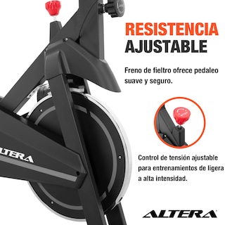 Foto 7 | Bicicleta Spinning Estatica Para Ejercicio Altera Indoor Gym