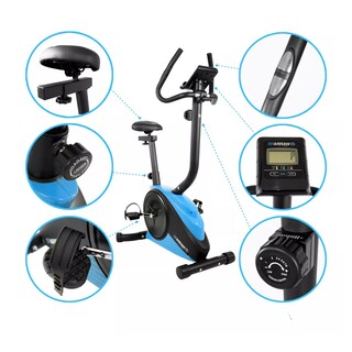 Foto 4 | Bicicleta Fija Inercia con Pantalla y Medidor de Pulso