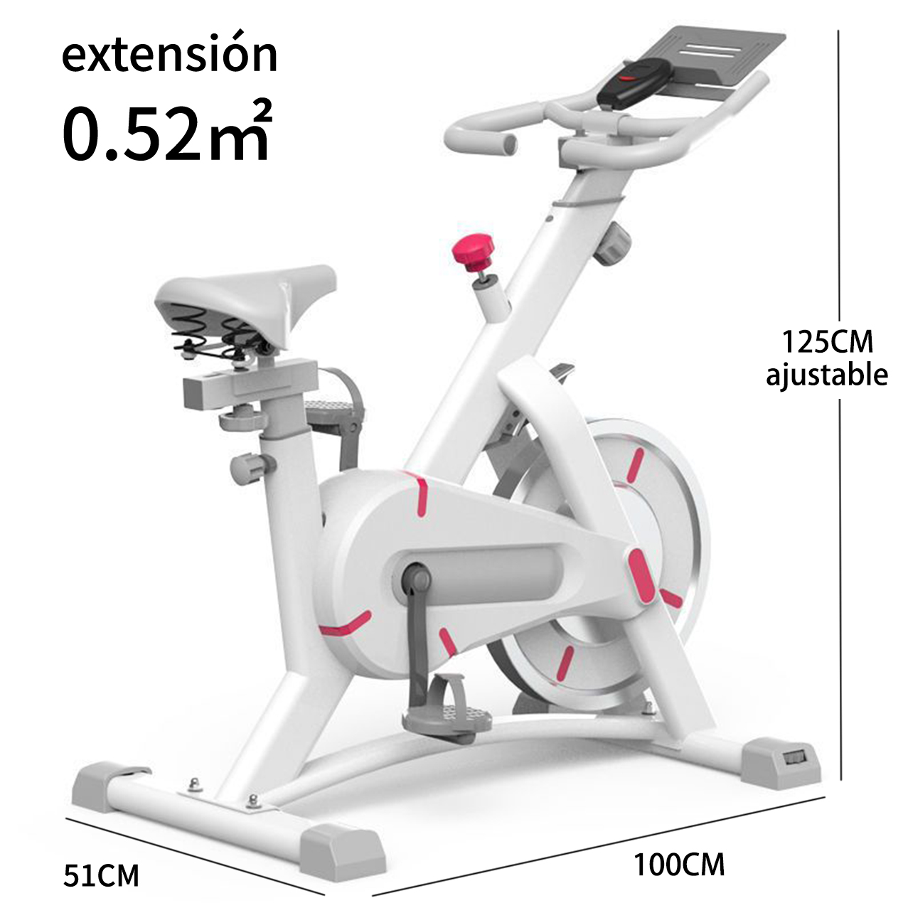 Foto 9 pulgar | Bicicleta Estatica De Ejercicio Spinning Grande Profesional Magnetica