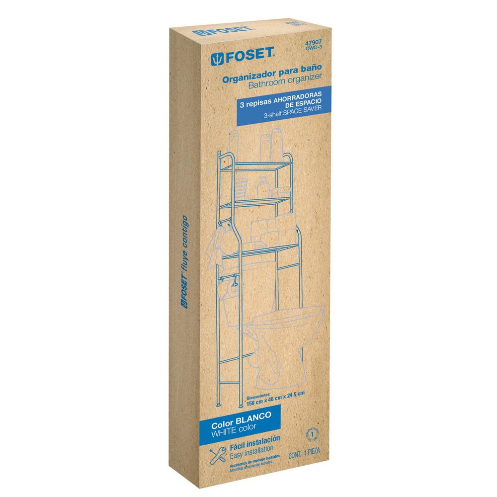 Foto 5 pulgar | Organizador para Baño Truper Owc3 color Blanco