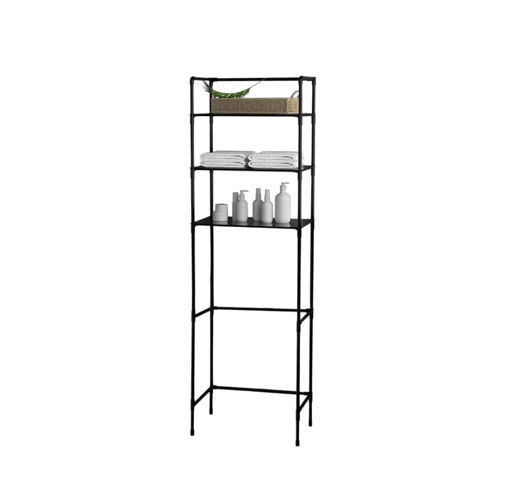 Foto 2 pulgar | Organizador Toallero BELUG Mueble Baño Rack Estante Sanitario Negro