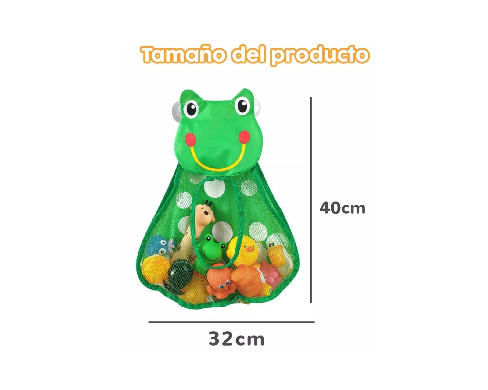 Foto 4 | Organizador de Baño Infantil para Juguetes con Diseño de Rana