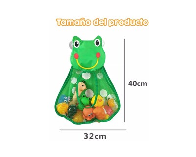 Foto 4 | Organizador de Baño Infantil para Juguetes con Diseño de Rana