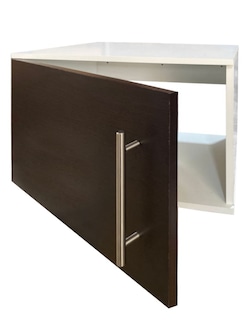 Foto 2 | Gabinete Flotante GAB-03-BA/WE color Blanco y Marrón para Baño