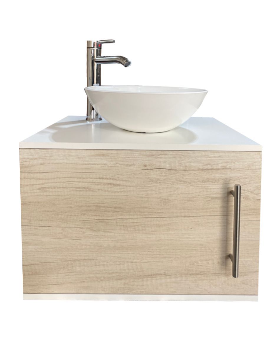 Foto 5 pulgar | Gabinete Flotante GAB-03-BA/EP color Blanco para Baño
