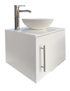 Foto 4 | Gabinete Flotante GAB-03-BA color Blanco para Baño
