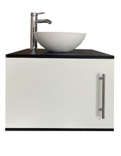 Foto 4 | Gabinete Flotante para Baño Genérica color Negro