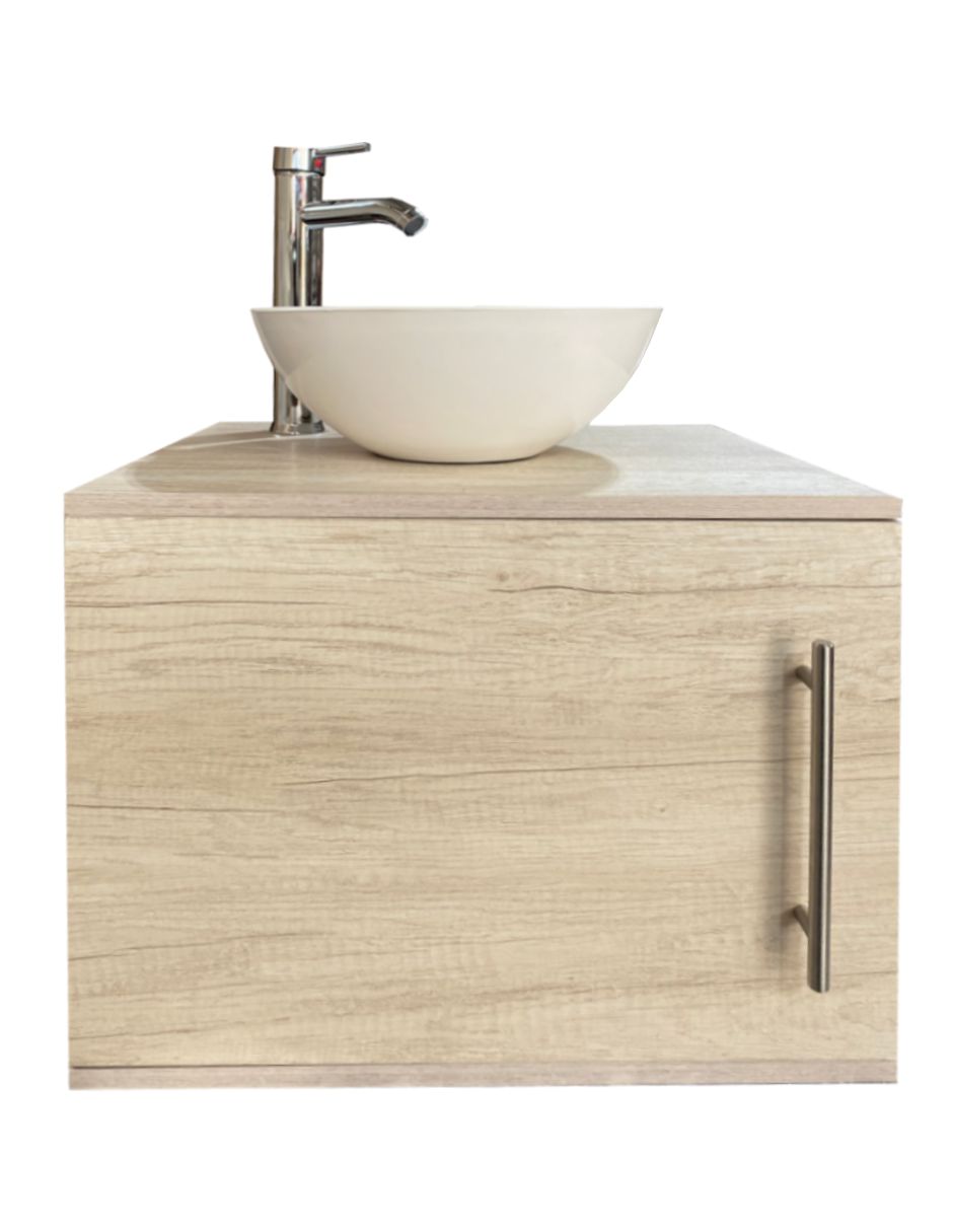 Foto 1 | Gabinete Flotante para Baño con Ovalín y Monomando