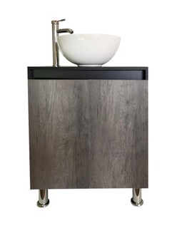 Foto 2 | Mueble Gabinete para Baño Genérico GAB-6040-SO-NM/LO color Gris