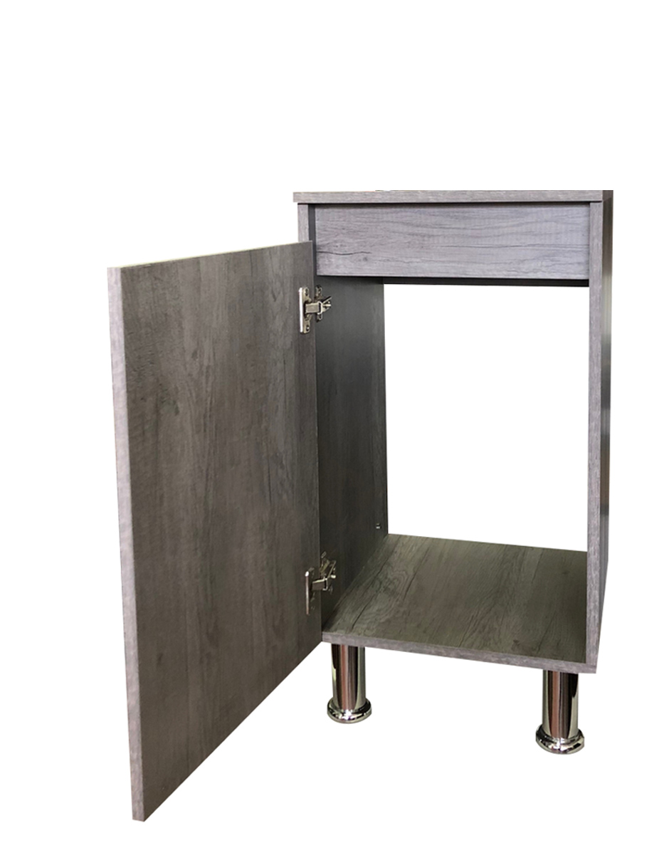 Foto 3 pulgar | Mueble Gabinete para Baño sin Ovalín color Gris