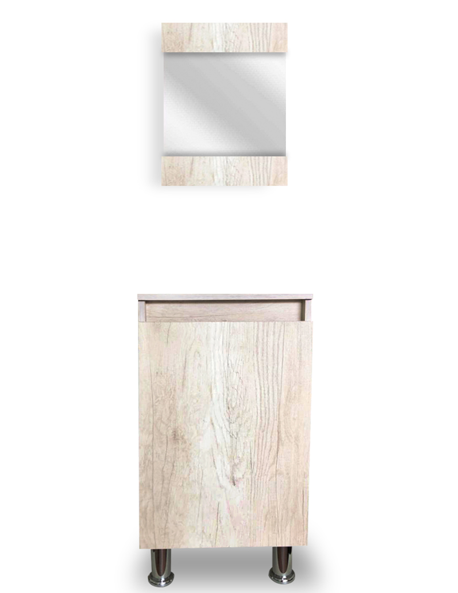 Foto 4 pulgar | Mueble Gabinete para Baño sin Ovalín color Begie