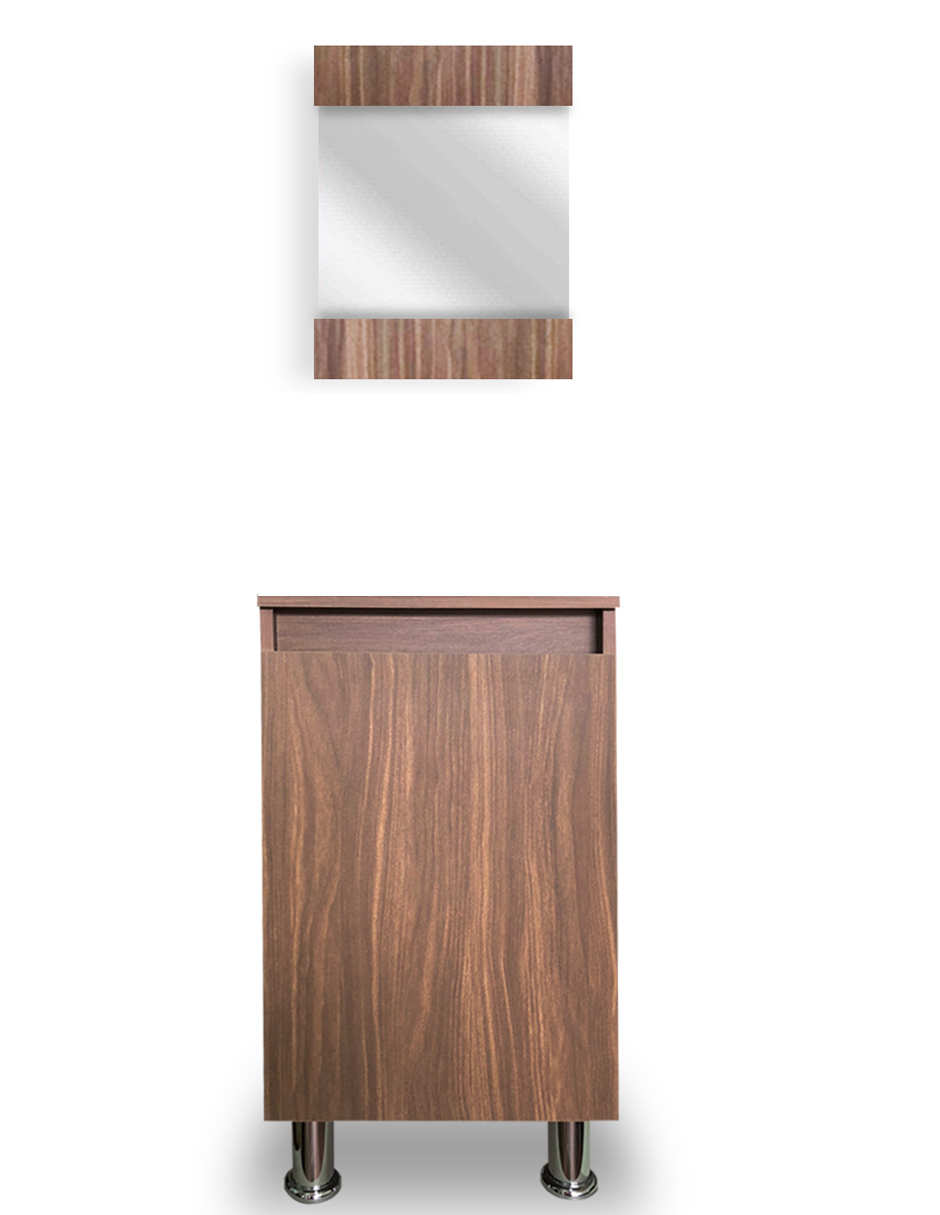 Foto 4 pulgar | Mueble Gabinete para Baño sin Ovalín color Marrón