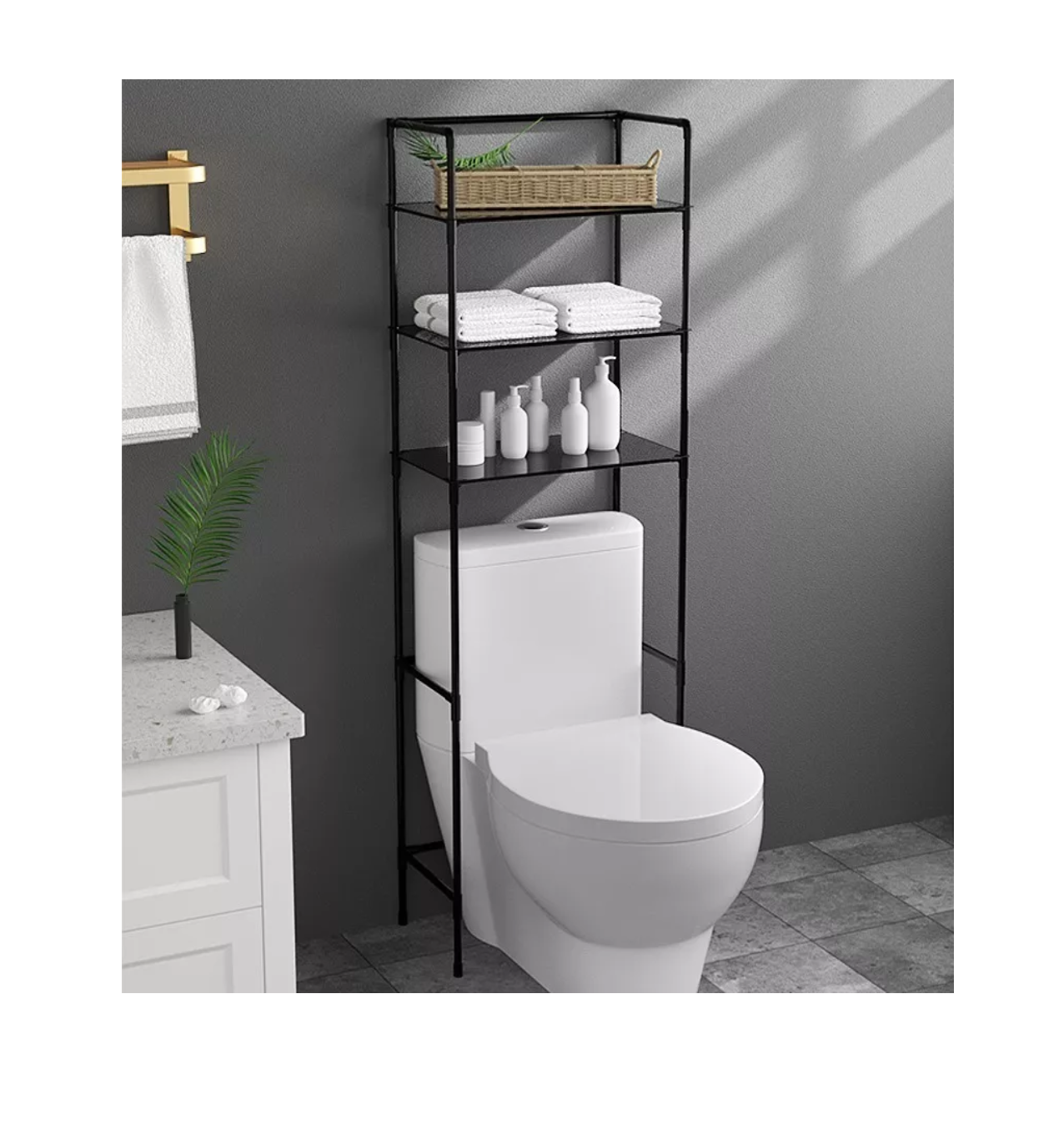 Foto 3 pulgar | Organizador para Baño Belug Negro