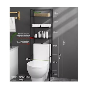 Foto 3 | Organizador para Baño Belug Negro