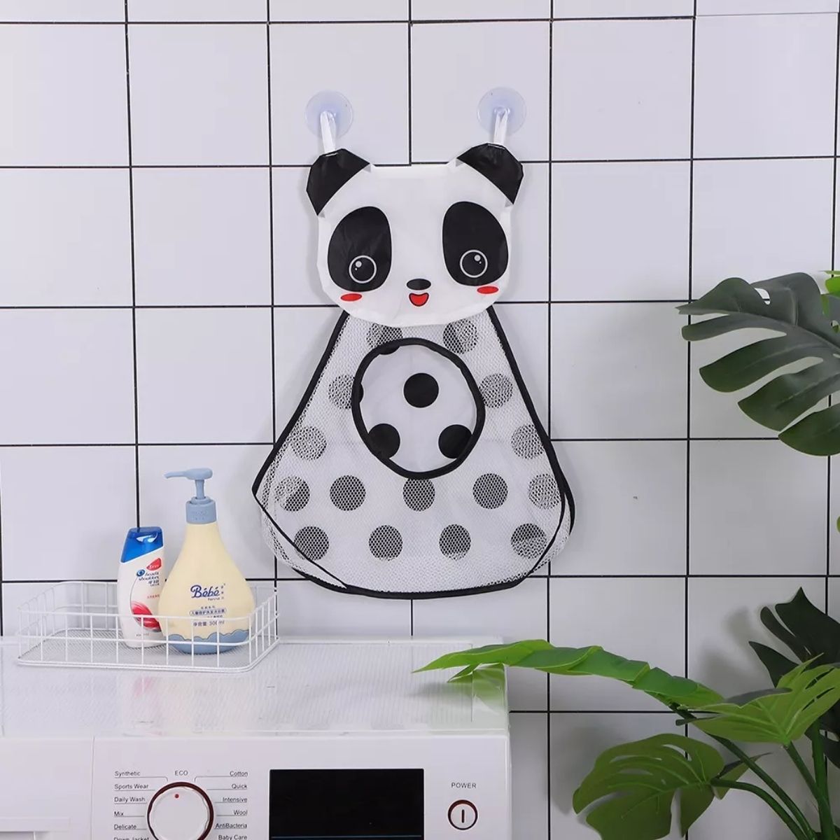 Foto 4 pulgar | Organizador de Baño Infantil para Juguetes con Diseño de Oso Panda