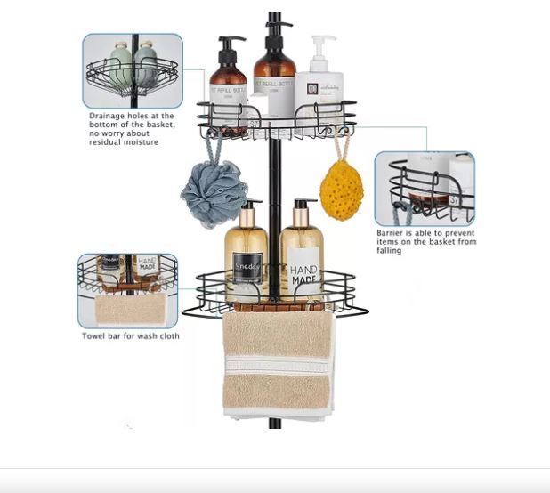 Foto 4 pulgar | Rack Organizador Para Baño