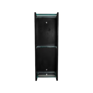 Foto 6 | Mueble Botiquín Negro Con Repisas De Cristal Marca Gravita