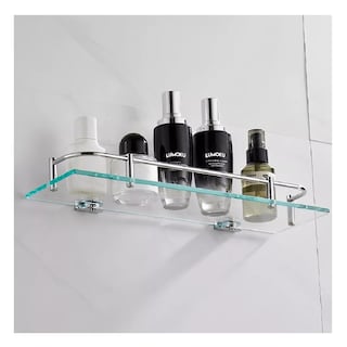 Foto 4 | Organizador de Baño Estantes Rectangulares de Vidrio