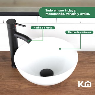 Foto 4 | Mueble Gabinete Para Baño Lavamanos Lavabo Ovalin Toallero