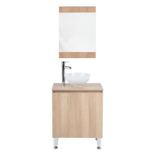 Foto 1 | Mueble Gabinete Para Baño Lavamanos Con Espejo Lavabo Ovalin